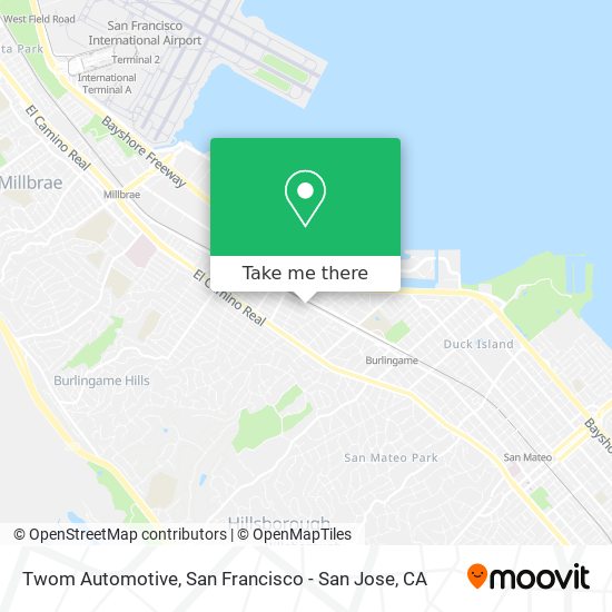 Twom Automotive map