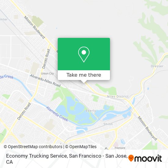 Economy Trucking Service map