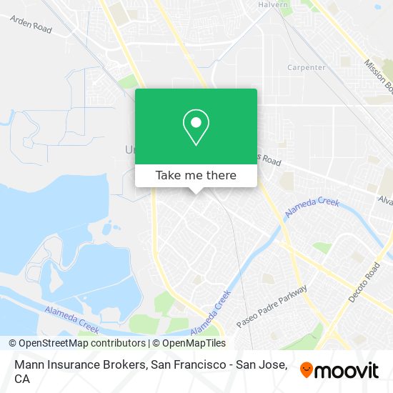 Mann Insurance Brokers map