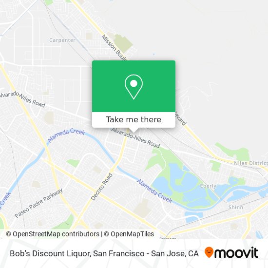 Bob's Discount Liquor map