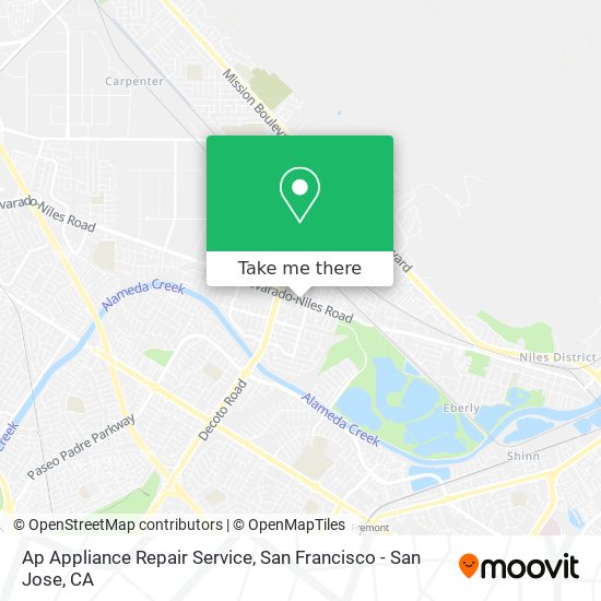 Mapa de Ap Appliance Repair Service