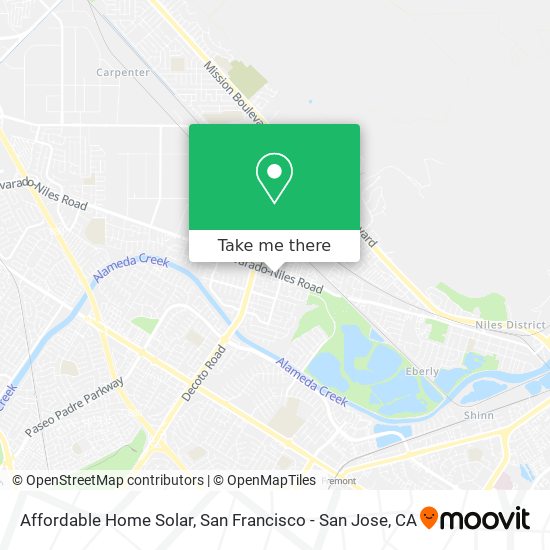 Affordable Home Solar map