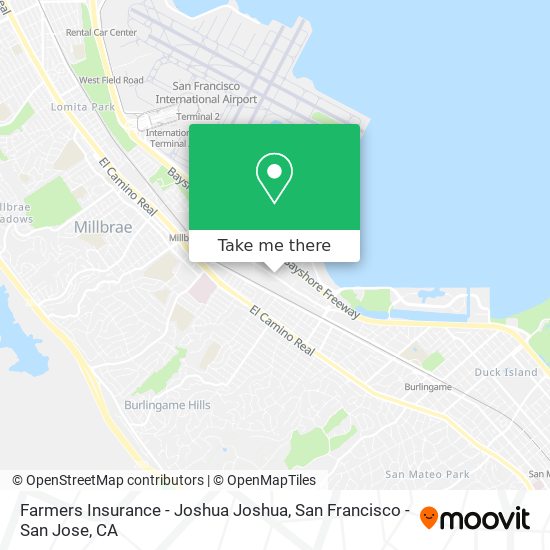 Farmers Insurance - Joshua Joshua map