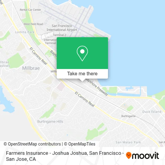 Farmers Insurance - Joshua Joshua map