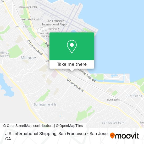 Mapa de J.S. International Shipping