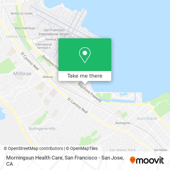 Morningsun Health Care map
