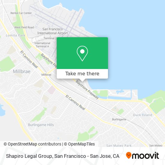 Shapiro Legal Group map