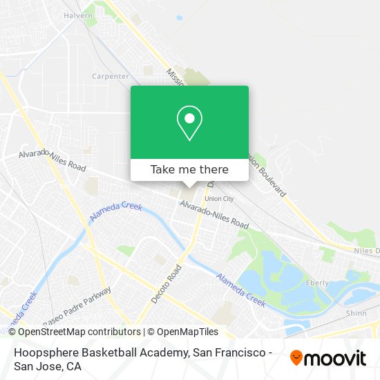 Hoopsphere Basketball Academy map