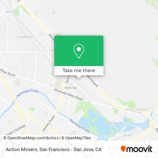 Action Movers map