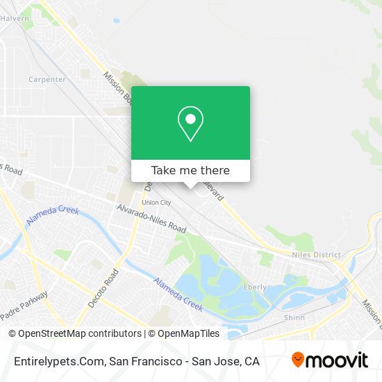 Entirelypets.Com map