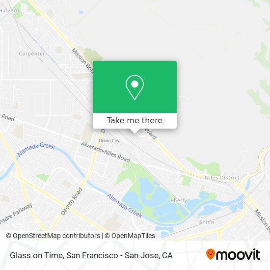 Glass on Time map