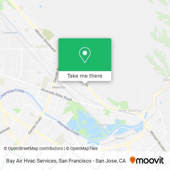 Bay Air Hvac Services map