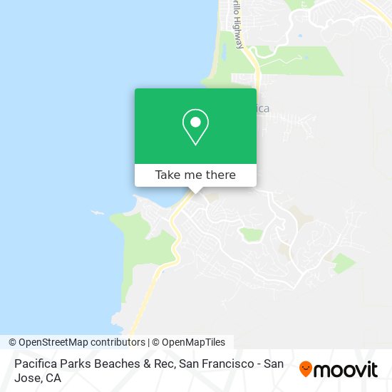 Mapa de Pacifica Parks Beaches & Rec