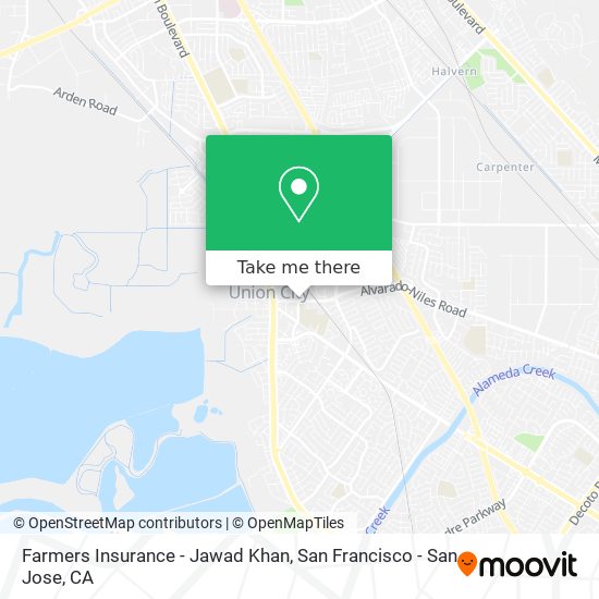 Farmers Insurance - Jawad Khan map