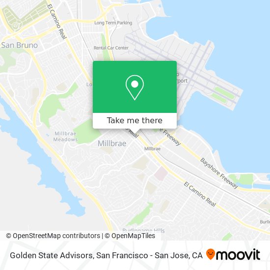 Mapa de Golden State Advisors