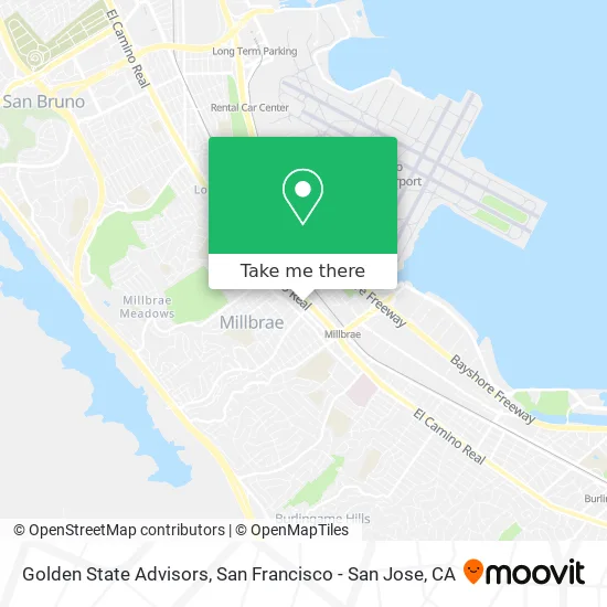 Mapa de Golden State Advisors
