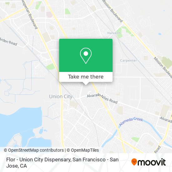 Mapa de Flor - Union City Dispensary