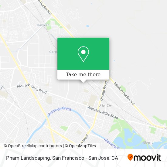 Pham Landscaping map