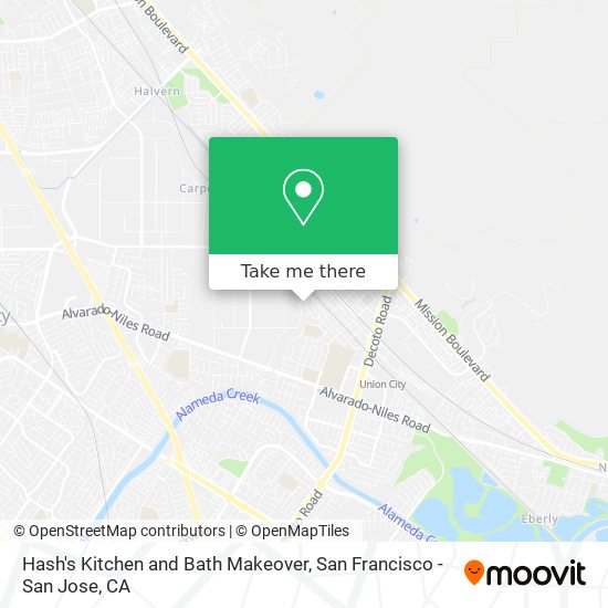 Hash's Kitchen and Bath Makeover map