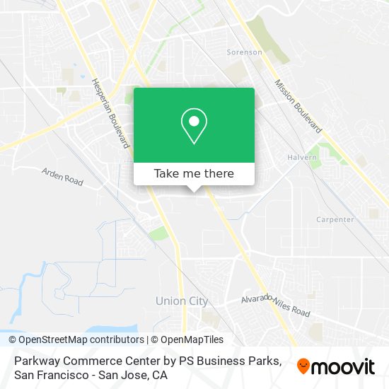 Mapa de Parkway Commerce Center by PS Business Parks