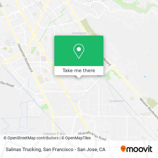 Salinas Trucking map