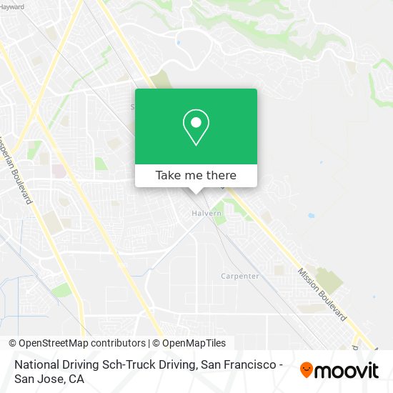 National Driving Sch-Truck Driving map