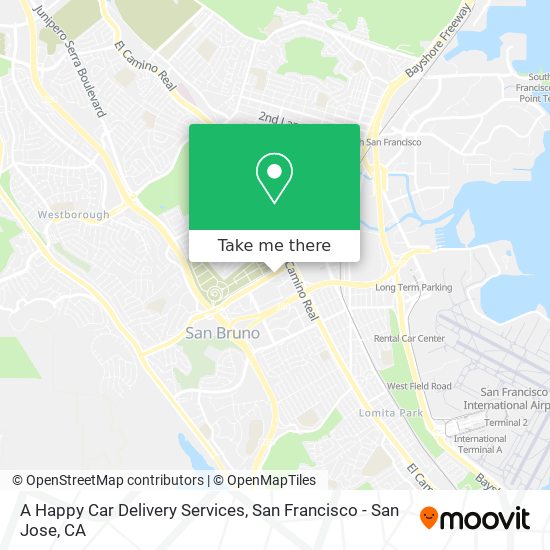 Mapa de A Happy Car Delivery Services