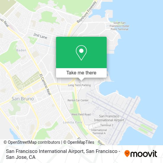 Mapa de San Francisco International Airport