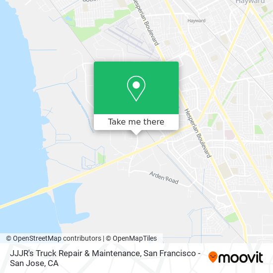 Mapa de JJJR's Truck Repair & Maintenance