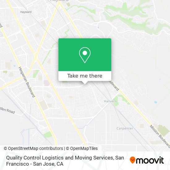 Quality Control Logistics and Moving Services map