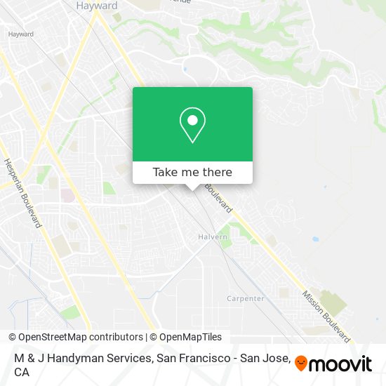 Mapa de M & J Handyman Services