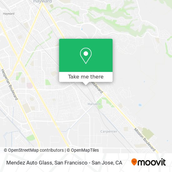 Mendez Auto Glass map