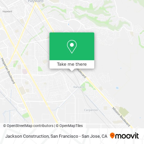 Mapa de Jackson Construction