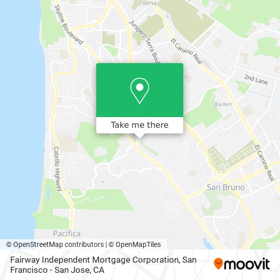 Mapa de Fairway Independent Mortgage Corporation