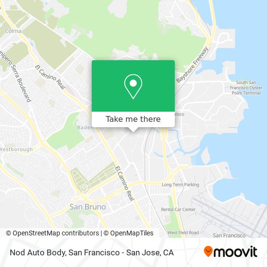 Nod Auto Body map