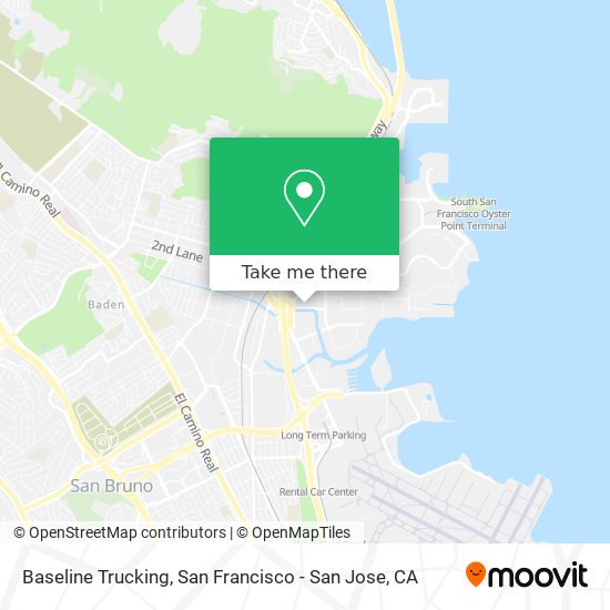 Baseline Trucking map