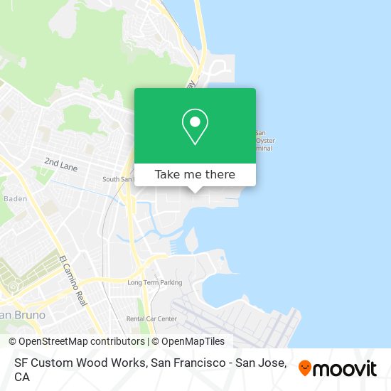 SF Custom Wood Works map