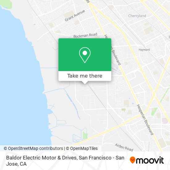 Baldor Electric Motor & Drives map