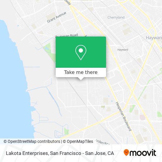 Mapa de Lakota Enterprises
