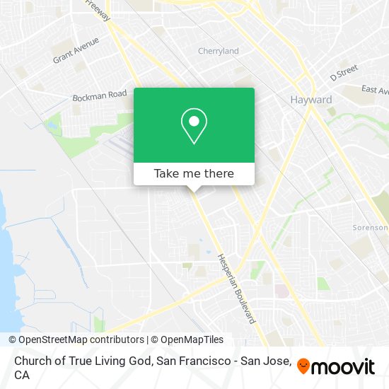 Mapa de Church of True Living God