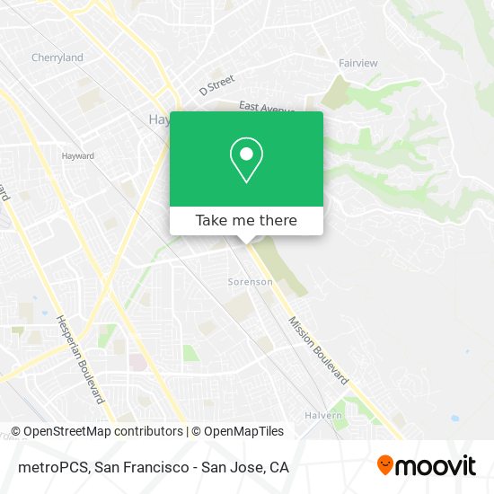 metroPCS map