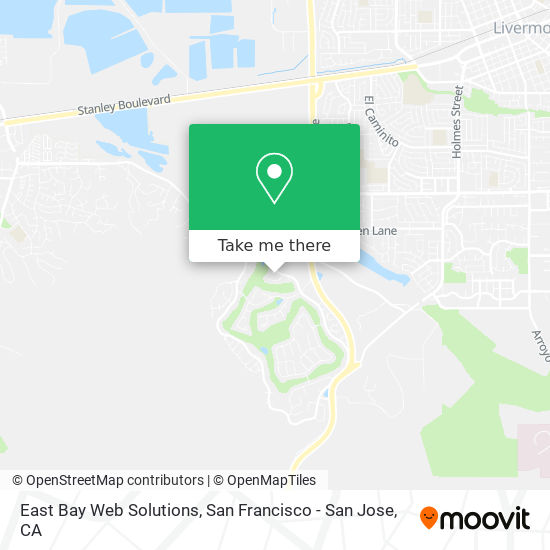 Mapa de East Bay Web Solutions