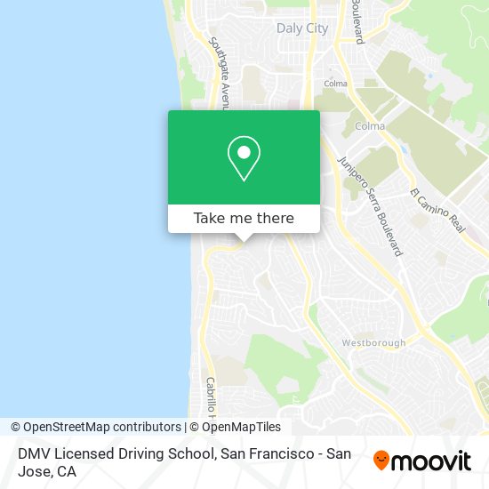 Mapa de DMV Licensed Driving School