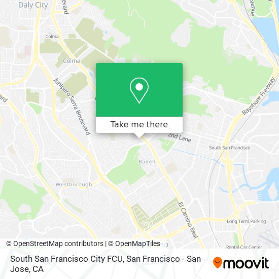 South San Francisco City FCU map