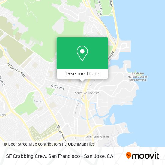 SF Crabbing Crew map