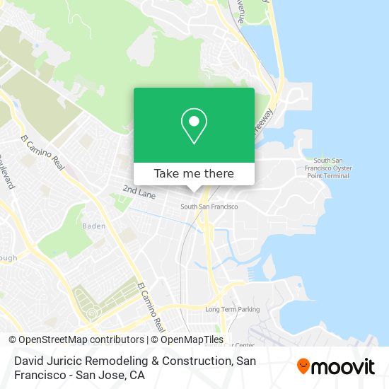 Mapa de David Juricic Remodeling & Construction