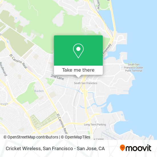 Mapa de Cricket Wireless