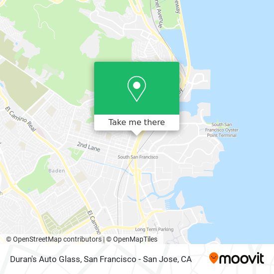 Duran's Auto Glass map