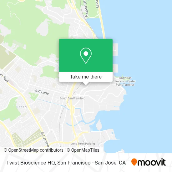 Twist Bioscience HQ map