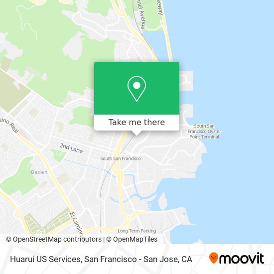 Huarui US Services map
